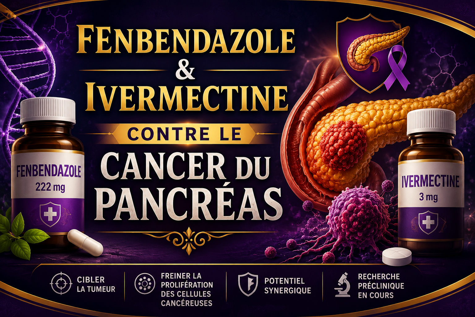 fenbendazole ivermectine cancer du pancréas témoignages