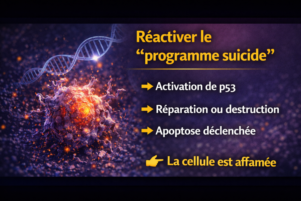 5 Réactivation du programme suicide cellulaire