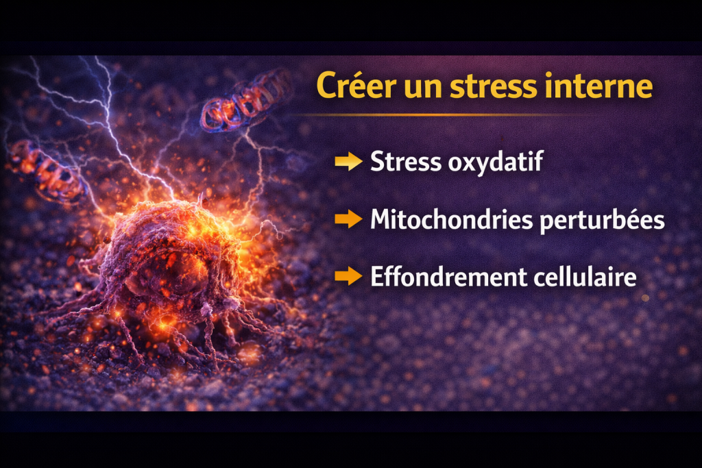Stress interne dans le traitement du cancer
