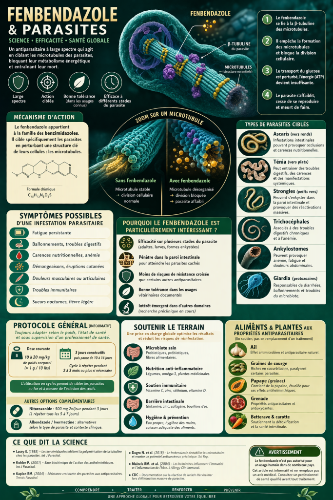 Fenbendazole et parasite duo gagnant