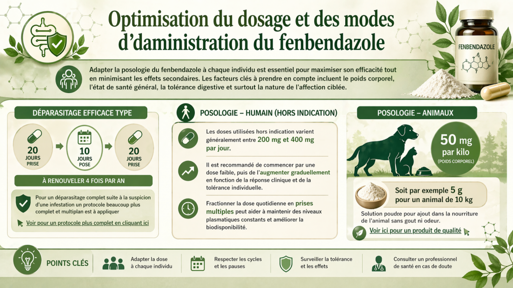déparasitage humain et animaux fenbendazole