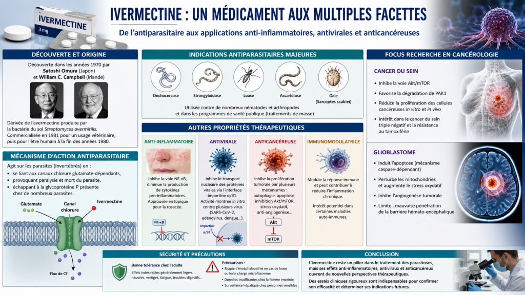 ivermectine médicament aux multiples facettes