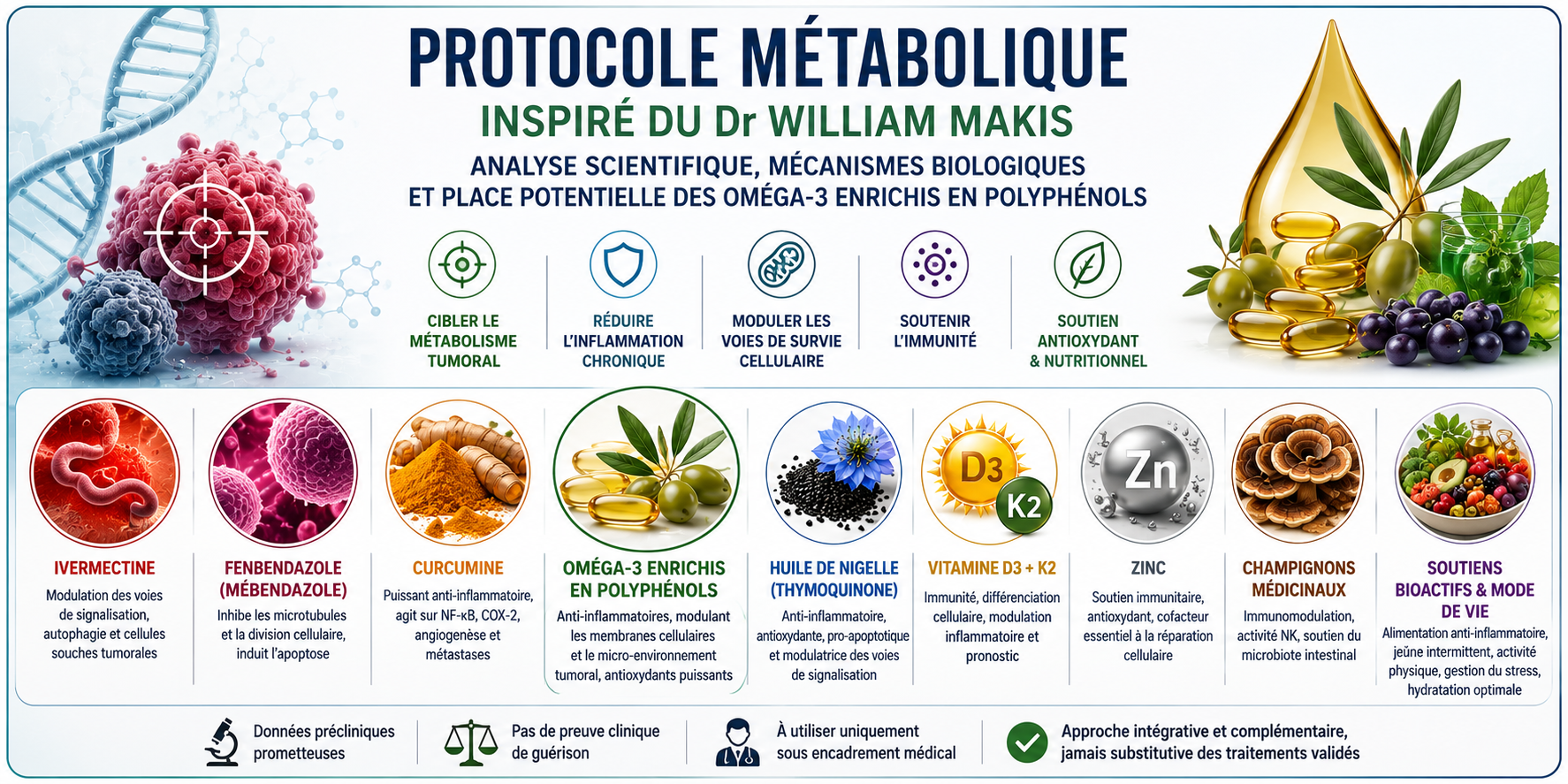 protocole Makis et omega 3 ivermectine fenbendazole mebendazole