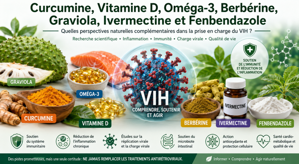 VIH anti parasite curcumine protocole