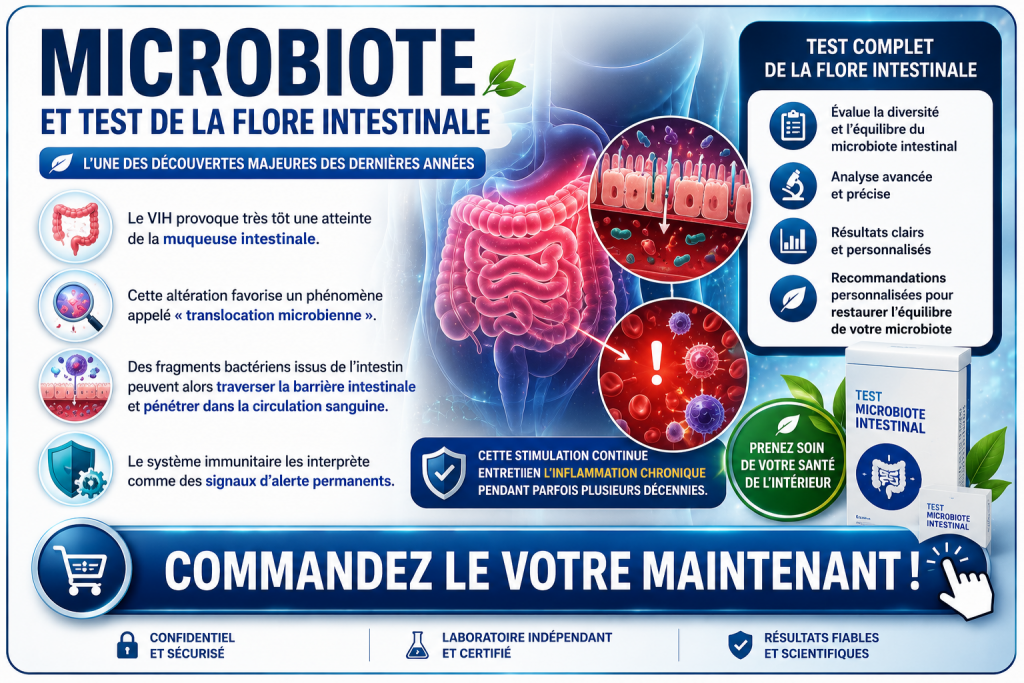 microbiote en santé et test flore intestinale
