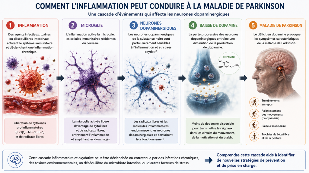 inflammation et parkinson